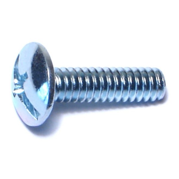 Midwest Fastener #10-24 x 3/4 in Combination Phillips/Slotted Truss Machine Screw, Zinc Plated Steel, 100 PK 01975